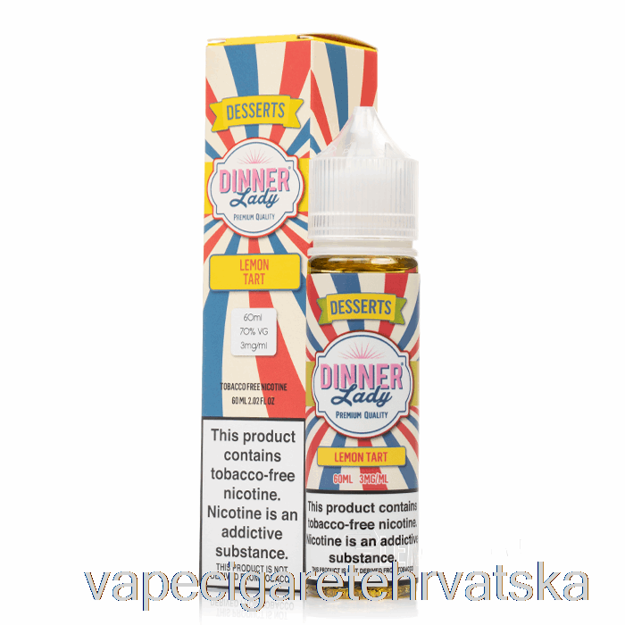 Vape Hrvatska Lemon Tart - Vape Dinner Lady - 60ml 3mg